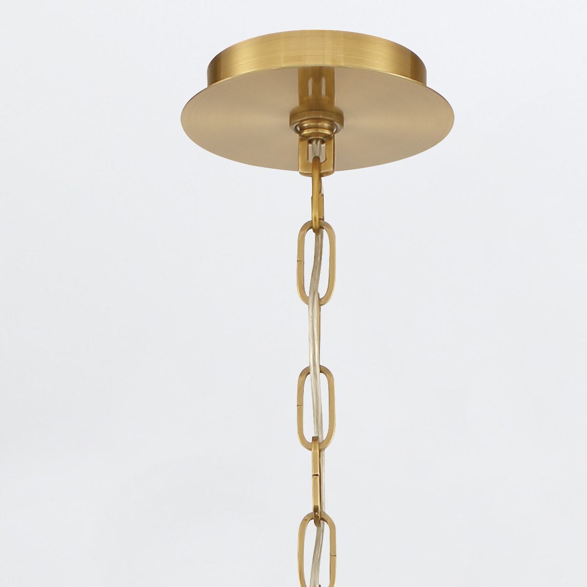 Quintiesse Nottingham 5 Light Pendant Chandelier - Antique Brass