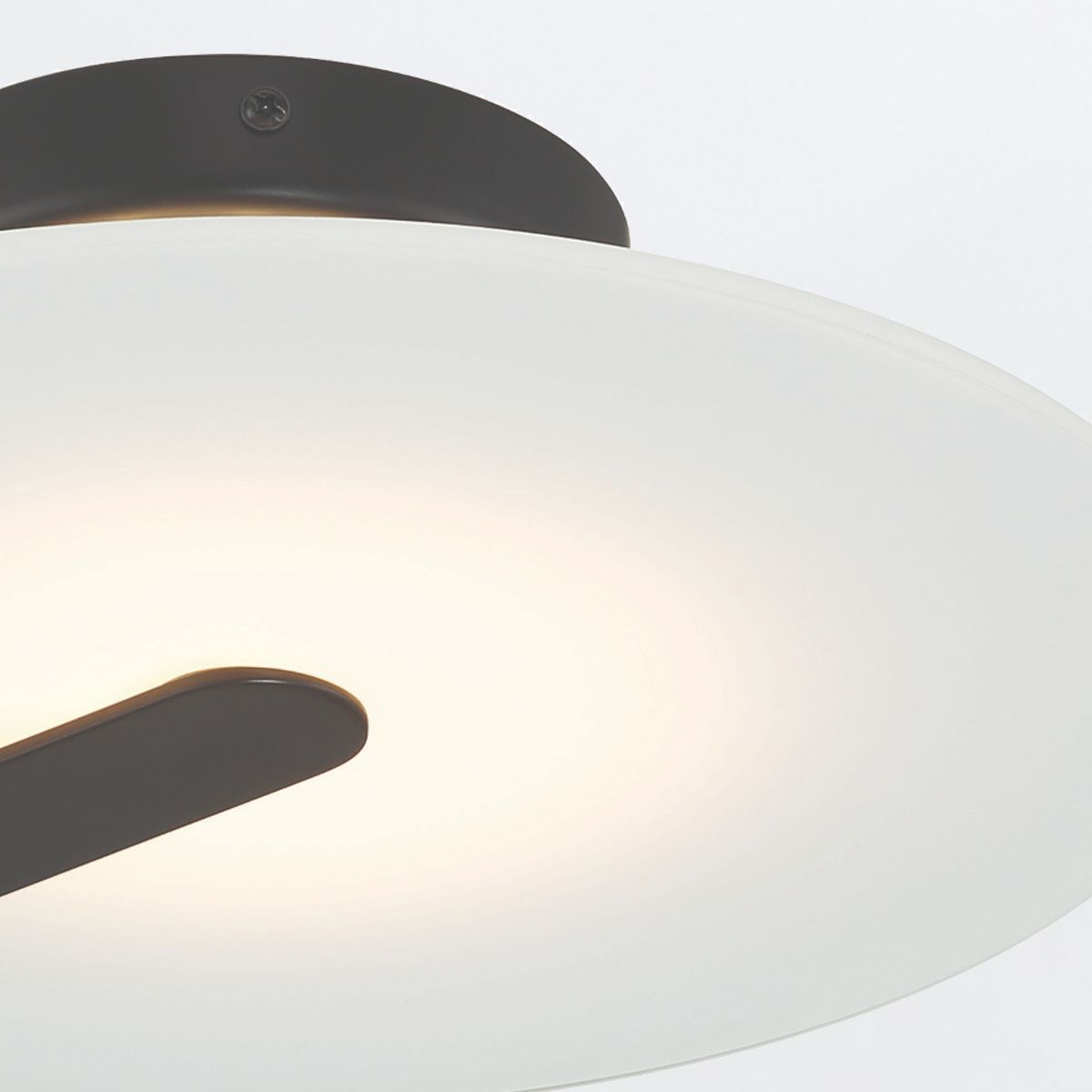 Quintiesse Nuvola Small Ceiling / Wall Light - Matte Black
