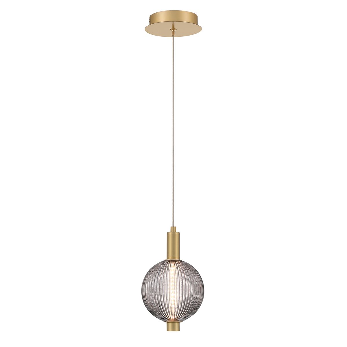Quintiesse Palmas 1 Light Mini Pendant - Gold