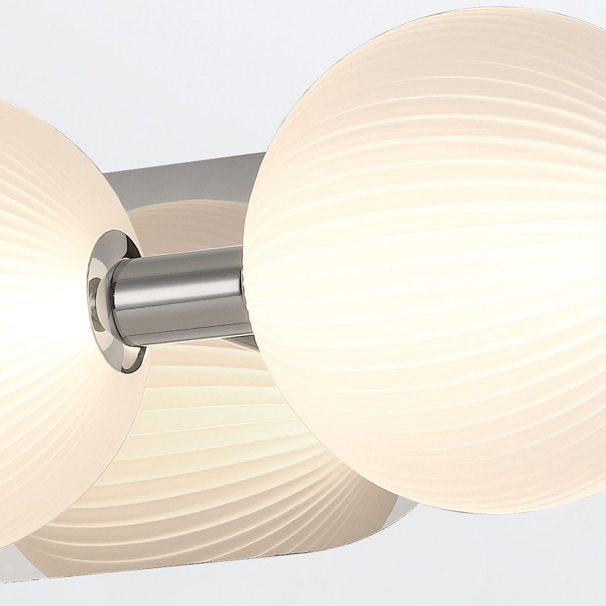Quintiesse Palmas 3 Light Wall Light - Polished Nickel