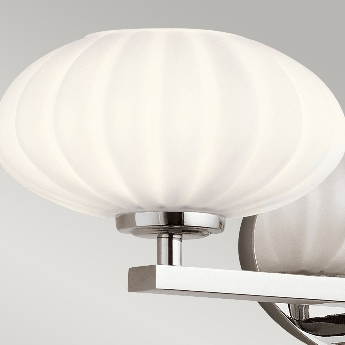 Quintiesse Pim 3 Light Bathroom Wall Light - Polished Chrome