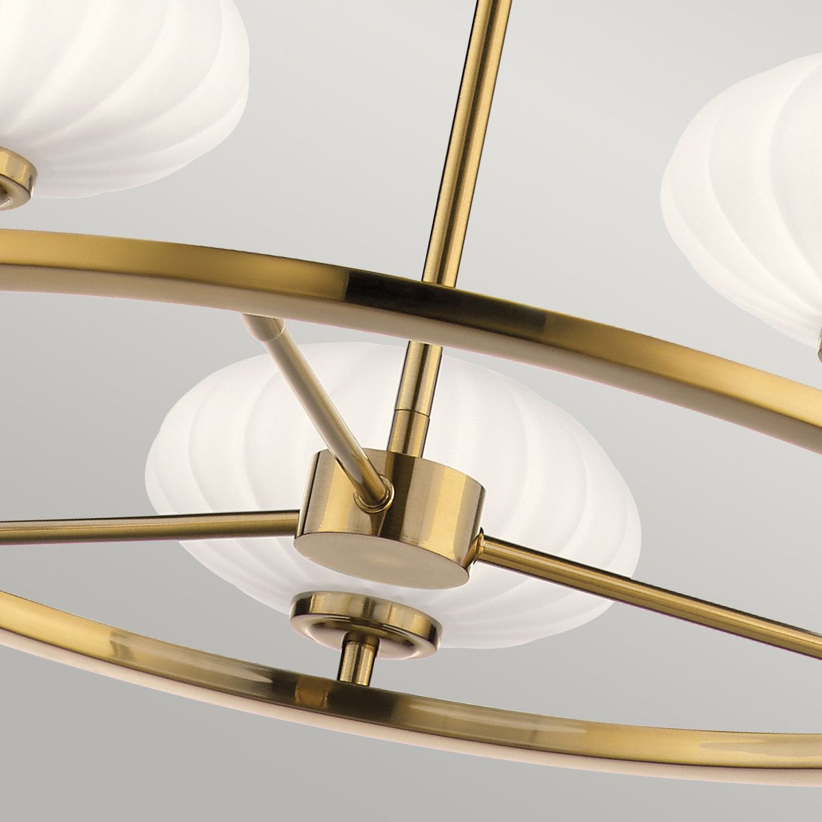 Quintiesse Pim 5 Light Bathroom Chandelier - Fox Gold
