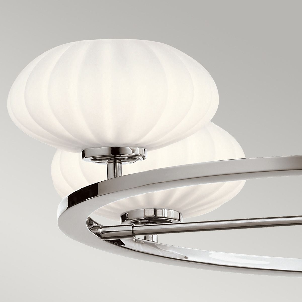 Quintiesse Pim 5 Light Bathroom Chandelier - Polished Chrome