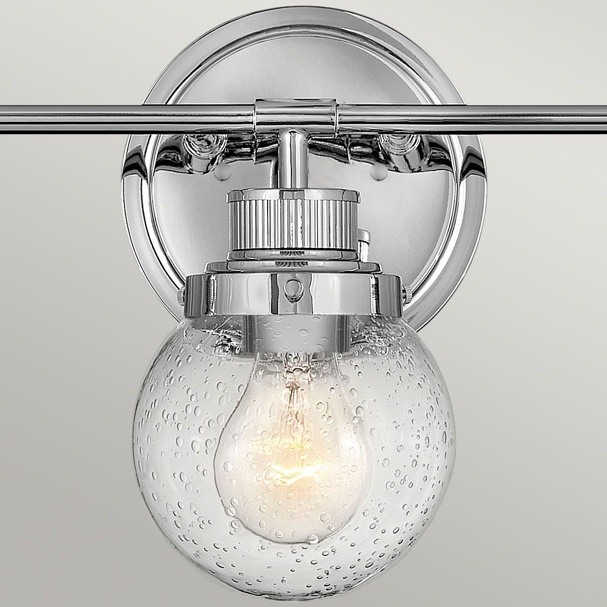 Quintiesse Poppy 3 Light Bathroom Wall Light - Polished Chrome