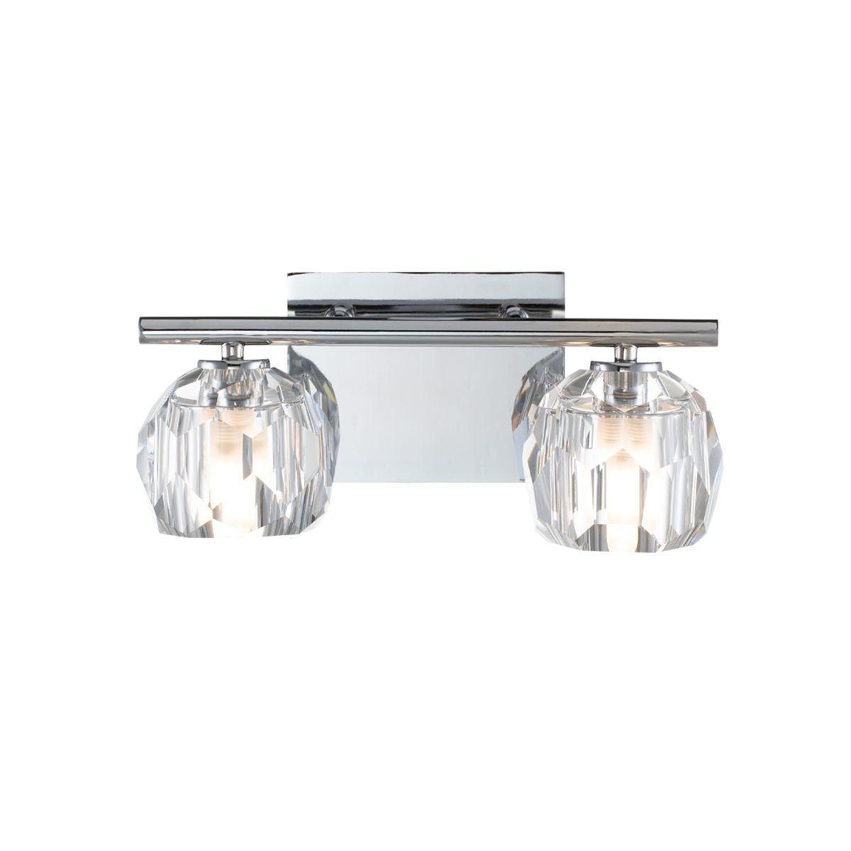 Quintiesse Regalia 2 Light Bathroom Wall Light - Polished Chrome