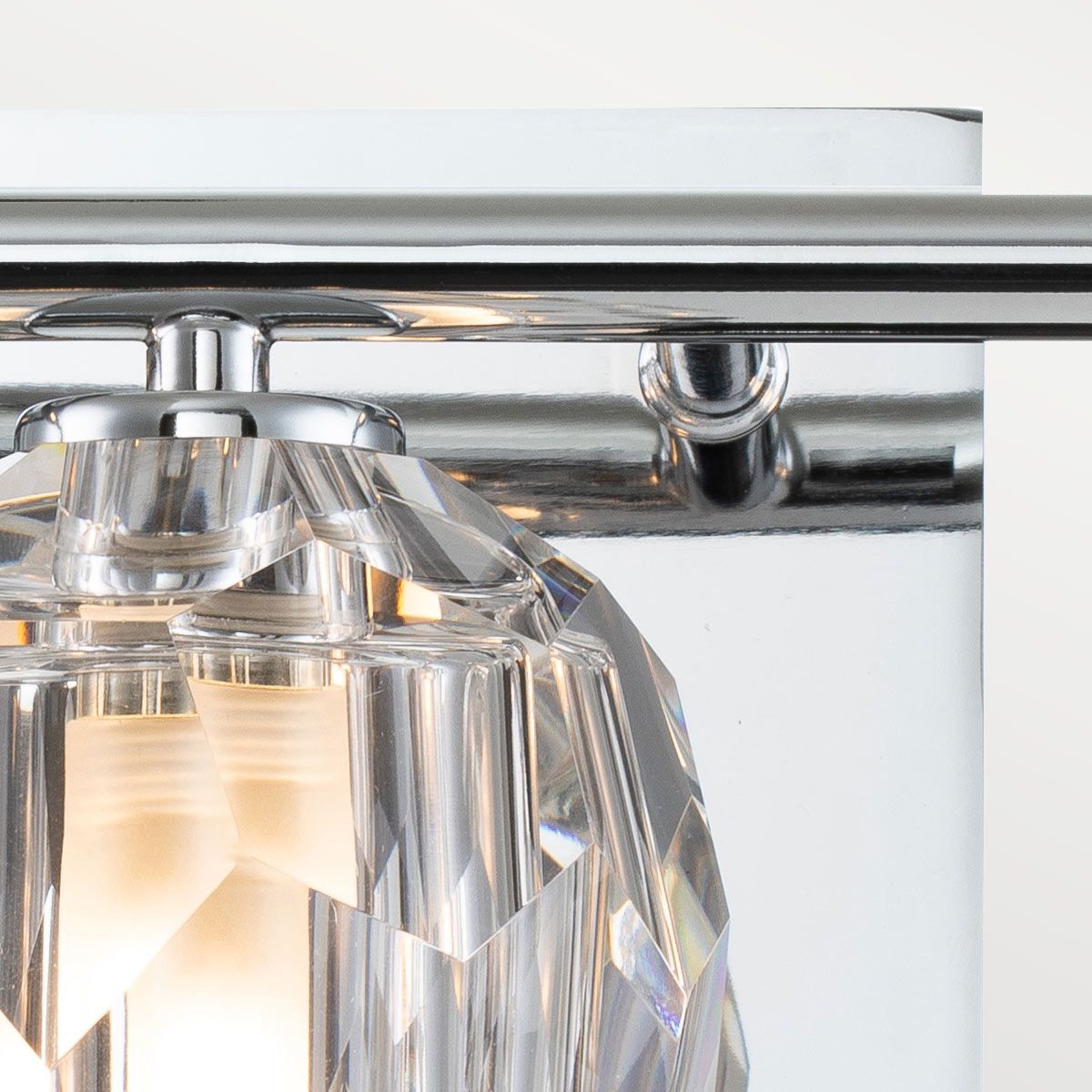 Quintiesse Regalia 3 Light Bathroom Wall Light - Polished Chrome