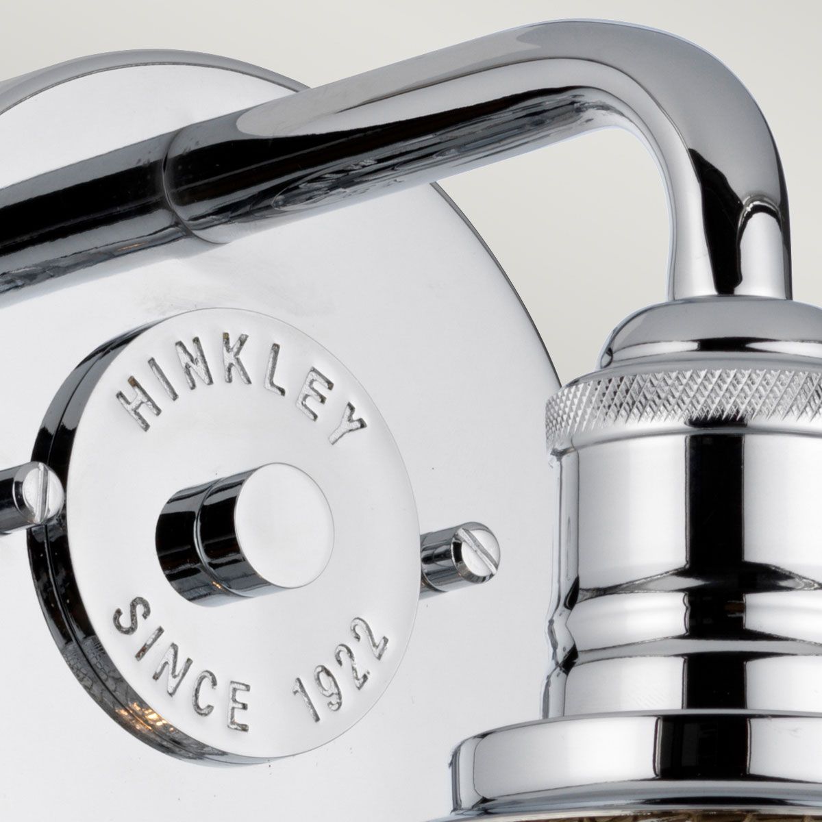 Quintiesse Rigby Single Bathroom Wall Light - Polished Chrome