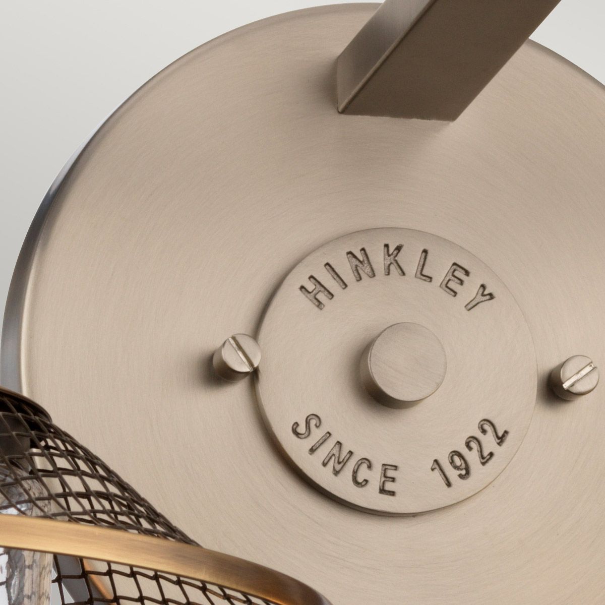 Quintiesse Rigby 2 Light Bathroom Wall Light - Antique Nickel & Heritage Brass