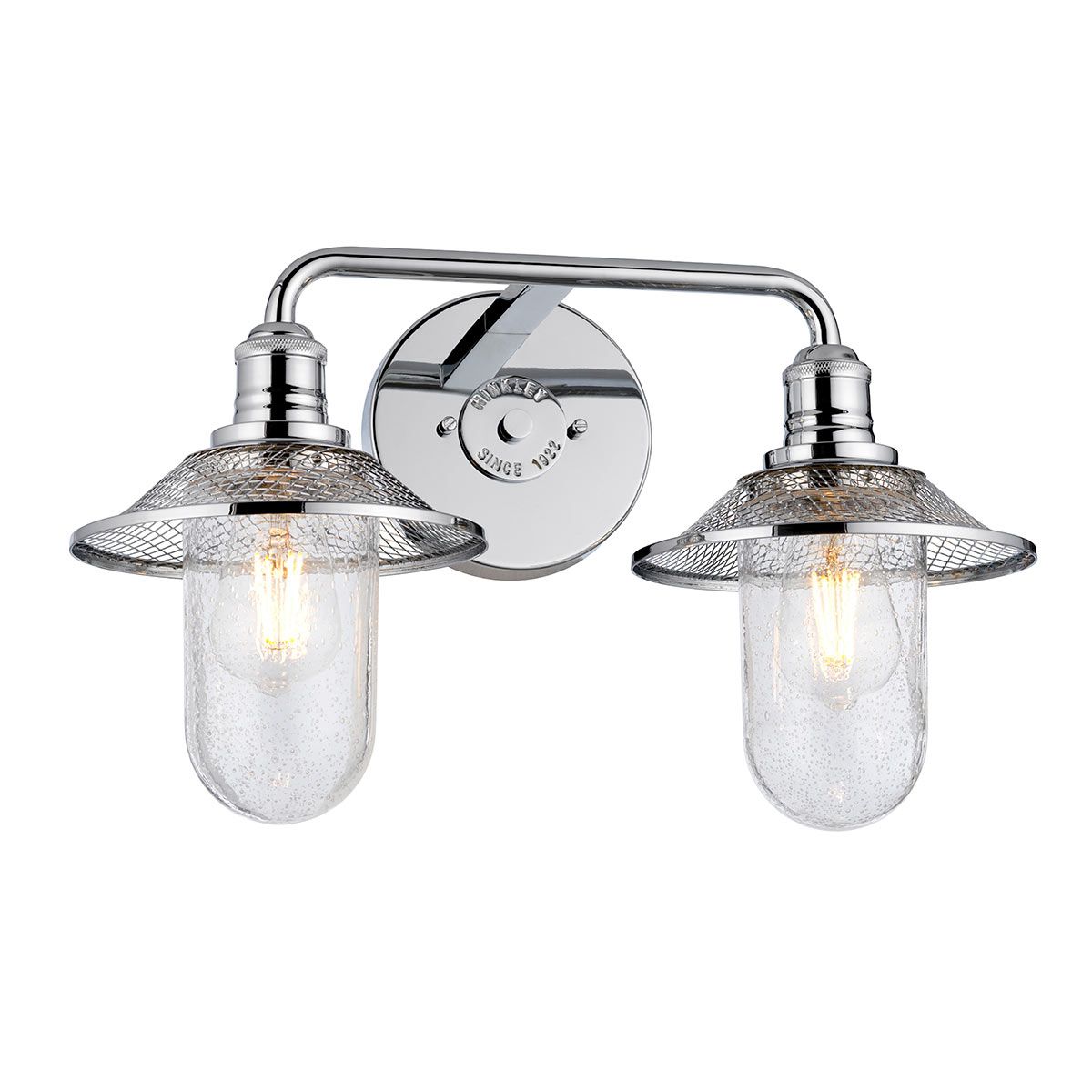 Quintiesse Rigby 2 Light Bathroom Wall Light - Polished Chrome
