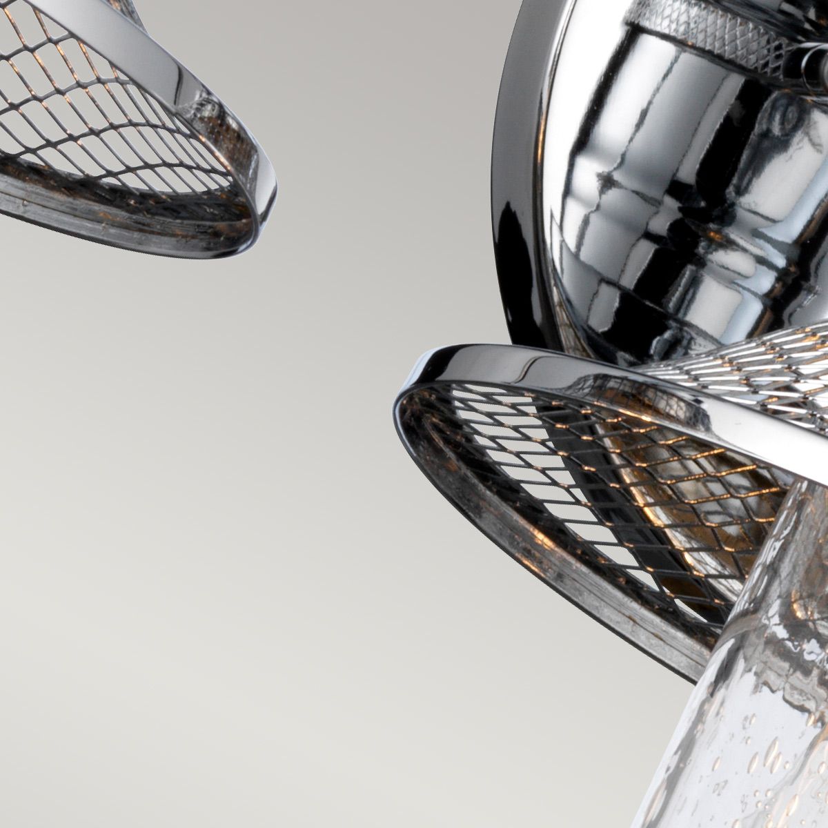 Quintiesse Rigby 3 Light Bathroom Wall Light - Polished Chrome