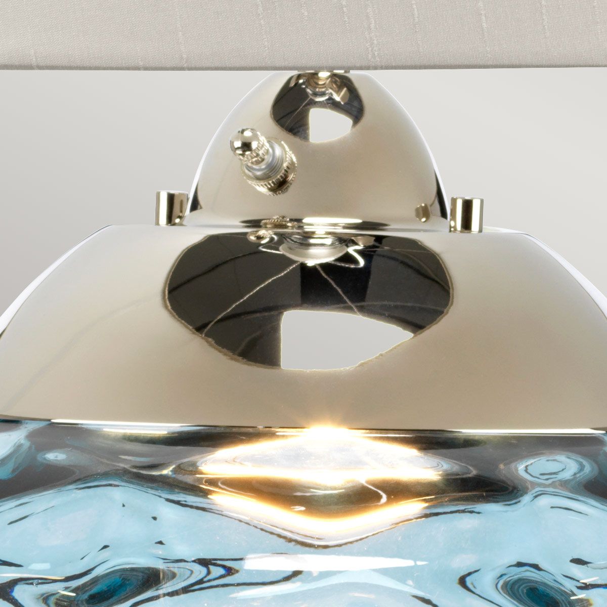Quintiesse Samara Large Table Lamp - Light Blue