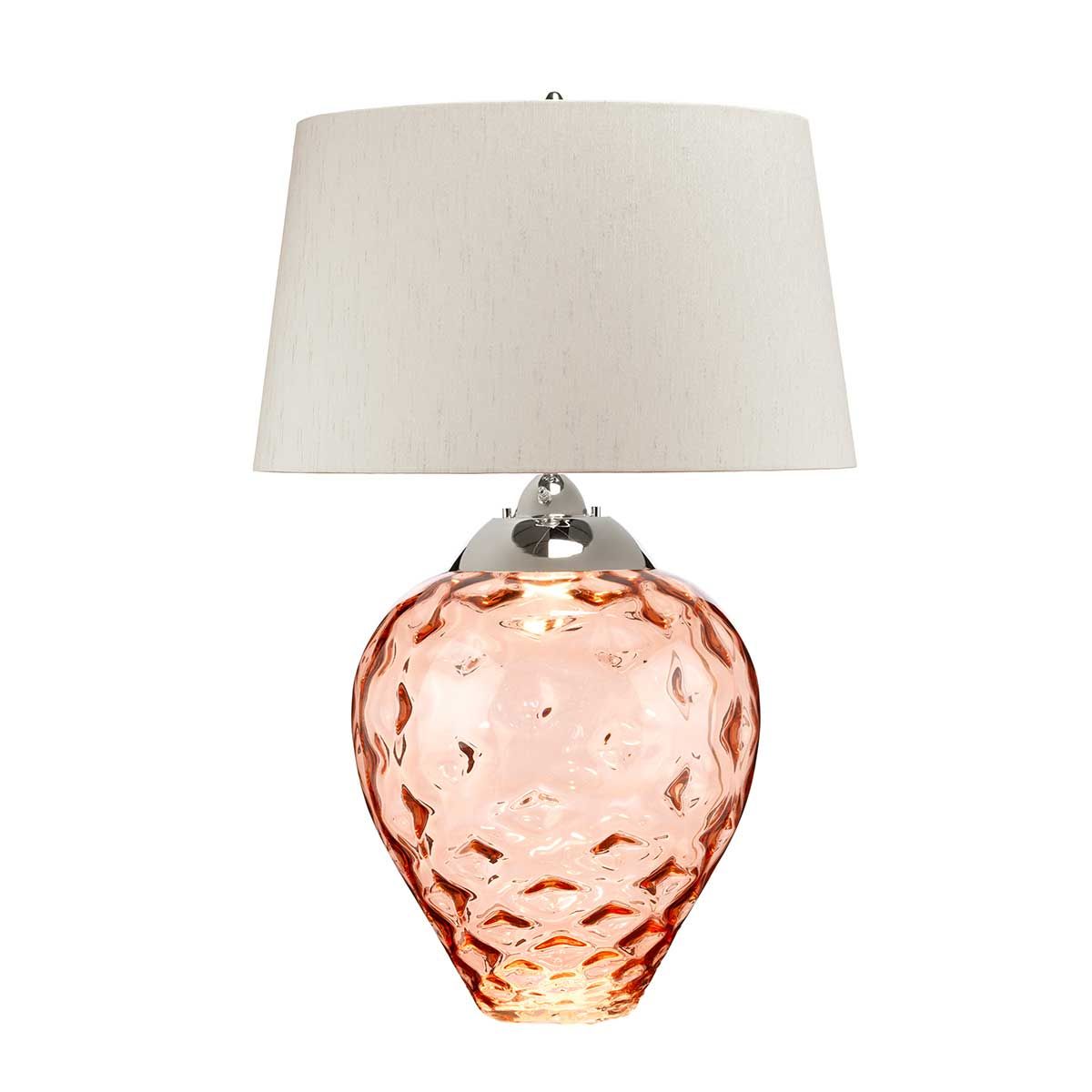 Quintiesse Samara Large Table Lamp - Salmon