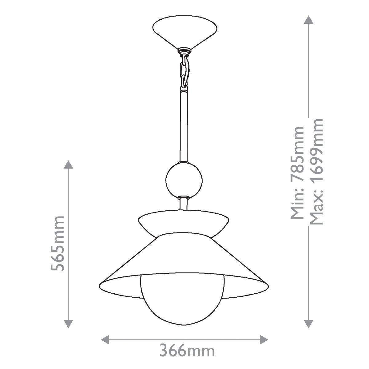 Quintiesse Saucer 1 Light Medium Pendant - Aged Brass