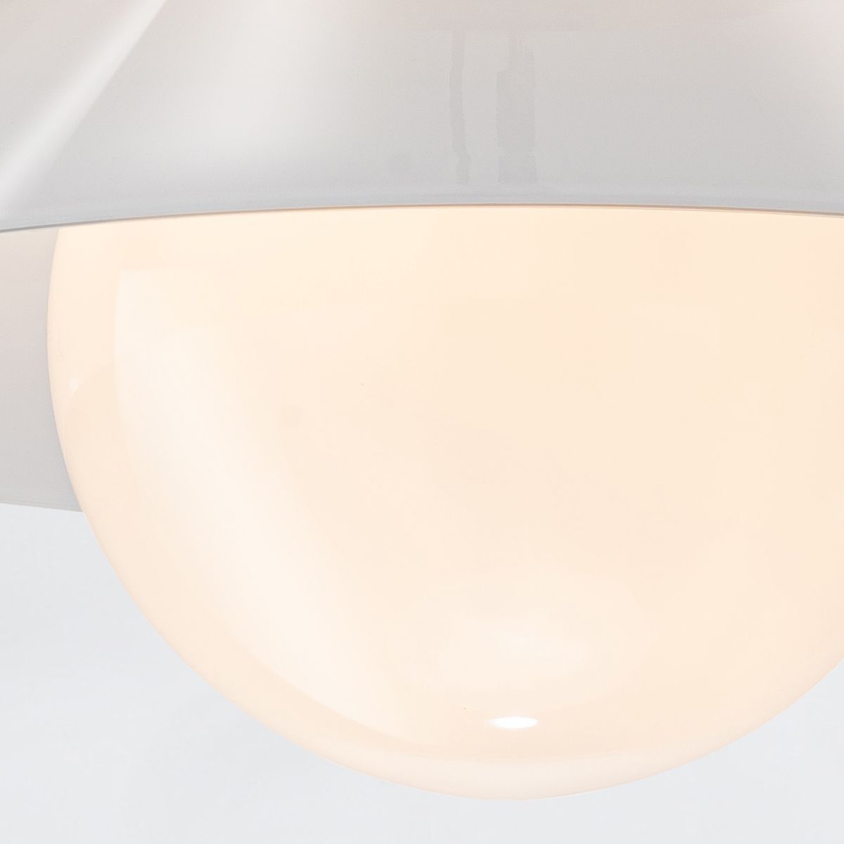 Quintiesse Saucer 1 Light Flush - Aged Brass