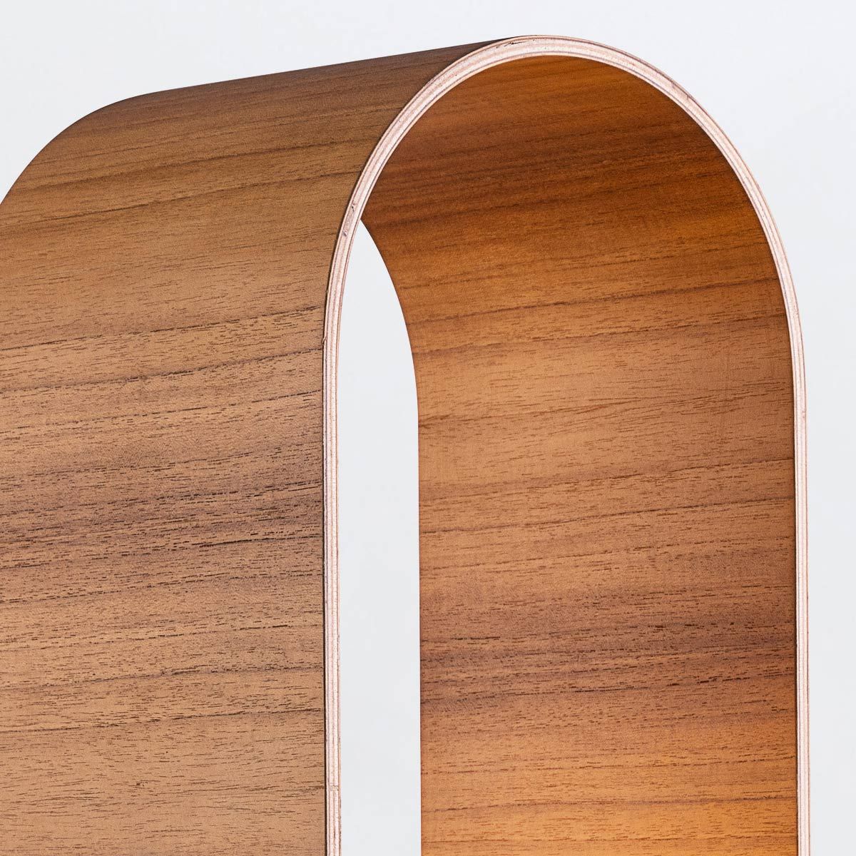 Quintiesse Sfera Table Lamp - Teak Veneer