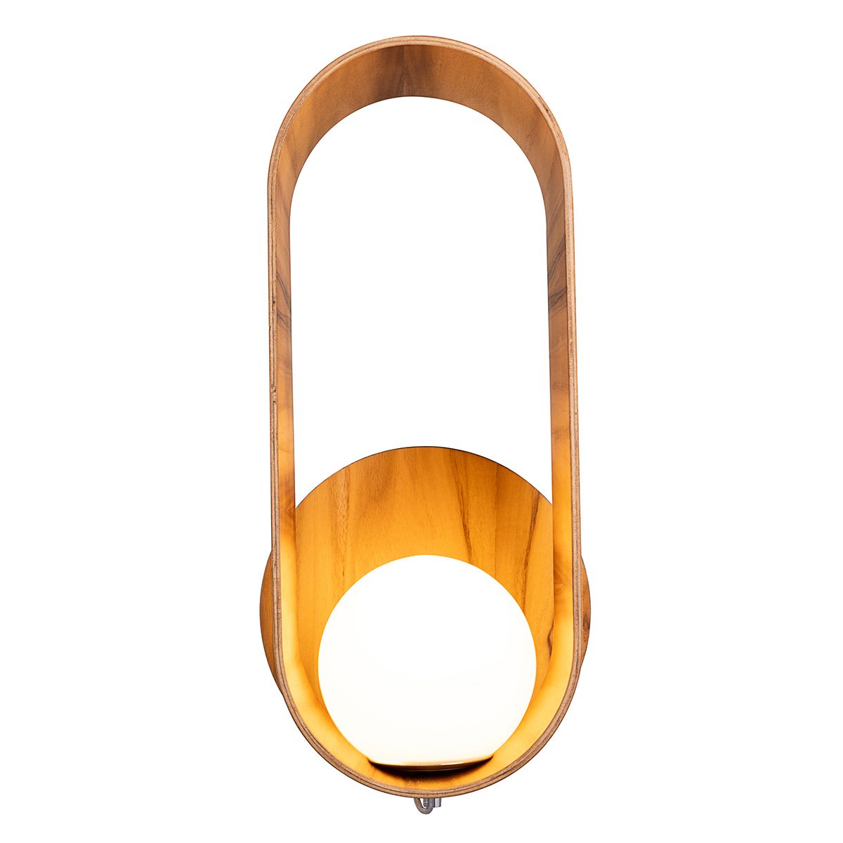 Quintiesse Sfera Wall Light - Teak Veneer