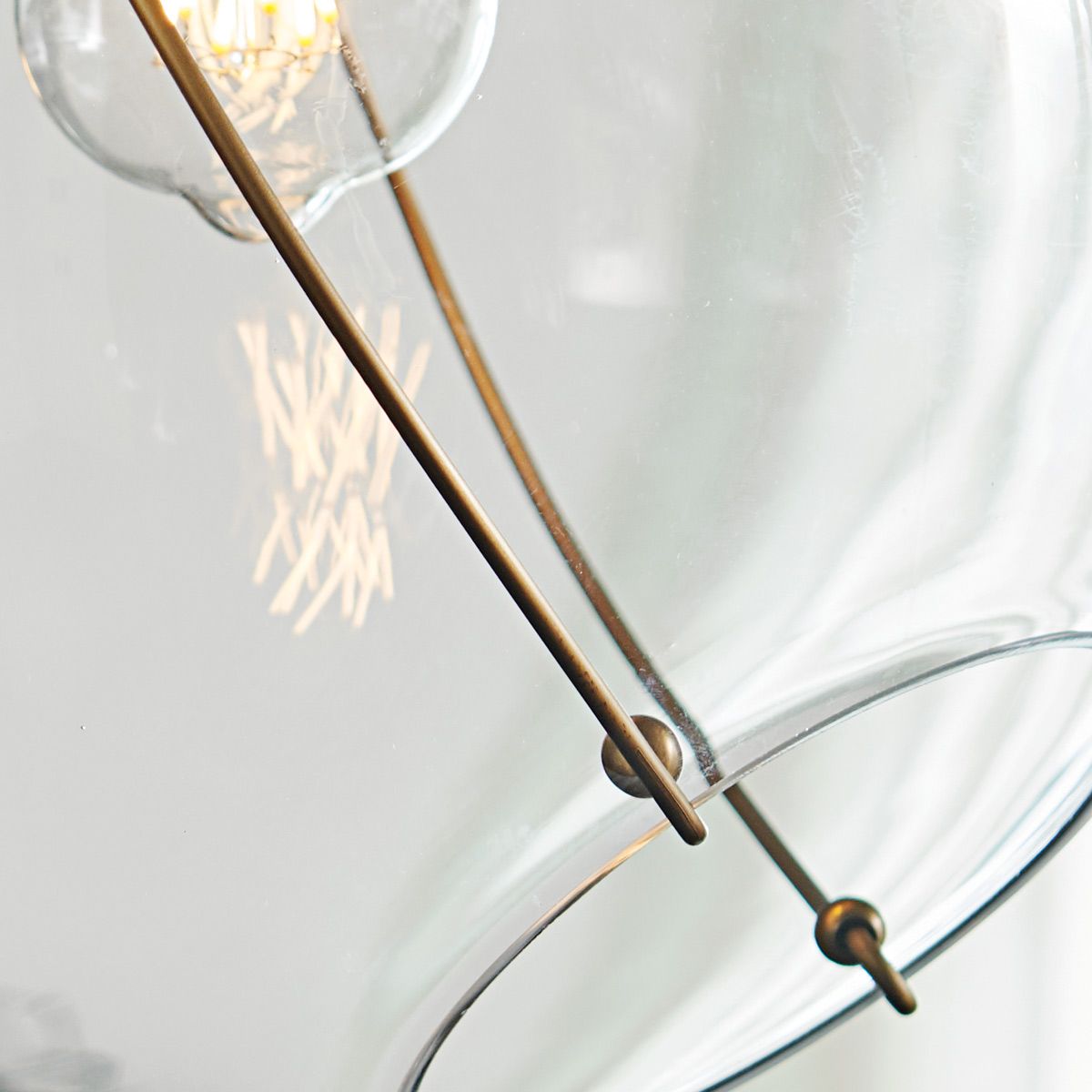 Quintiesse Skye Single Pendant - Heritage Brass