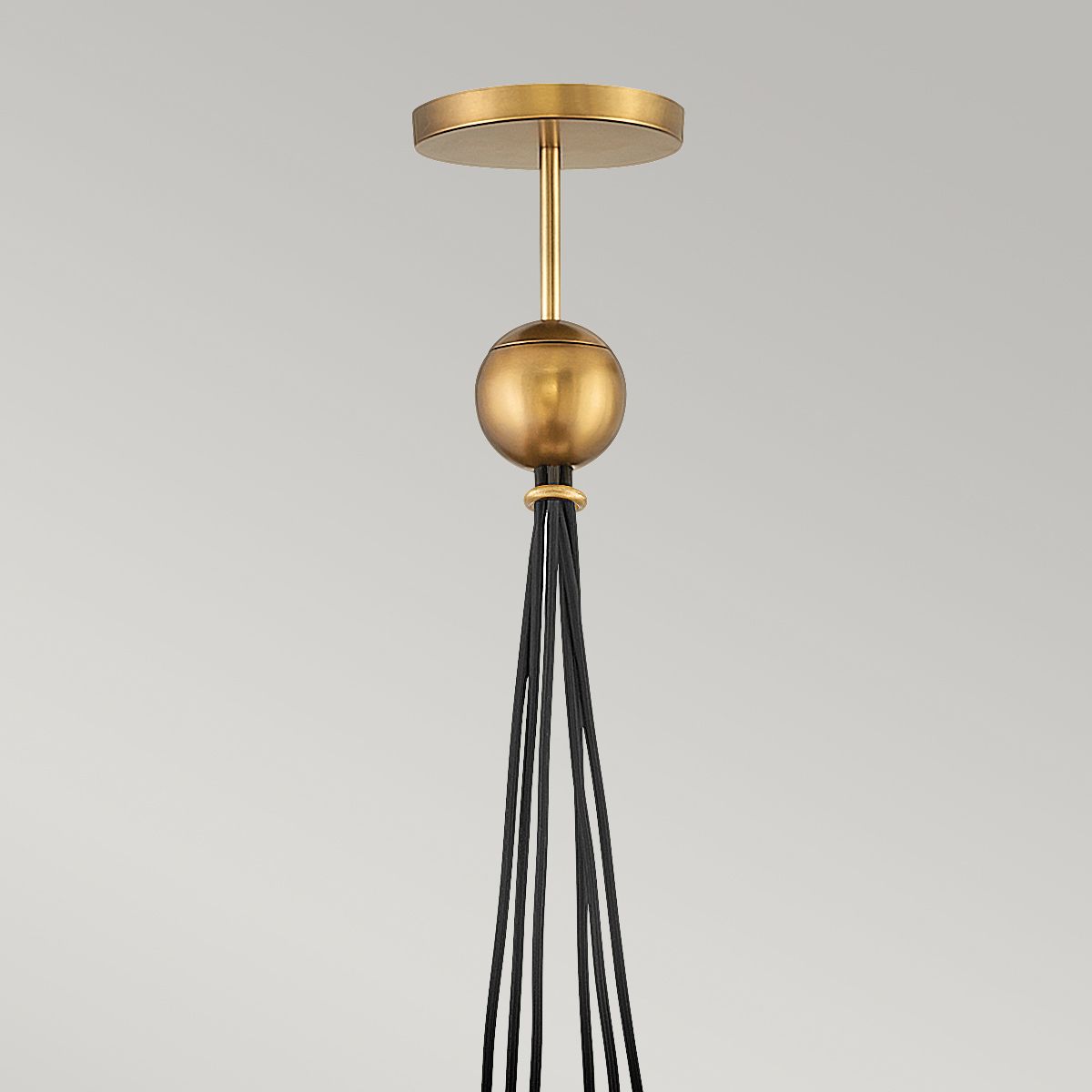 Quintiesse Skye 6 Light Pendant - Heritage Brass