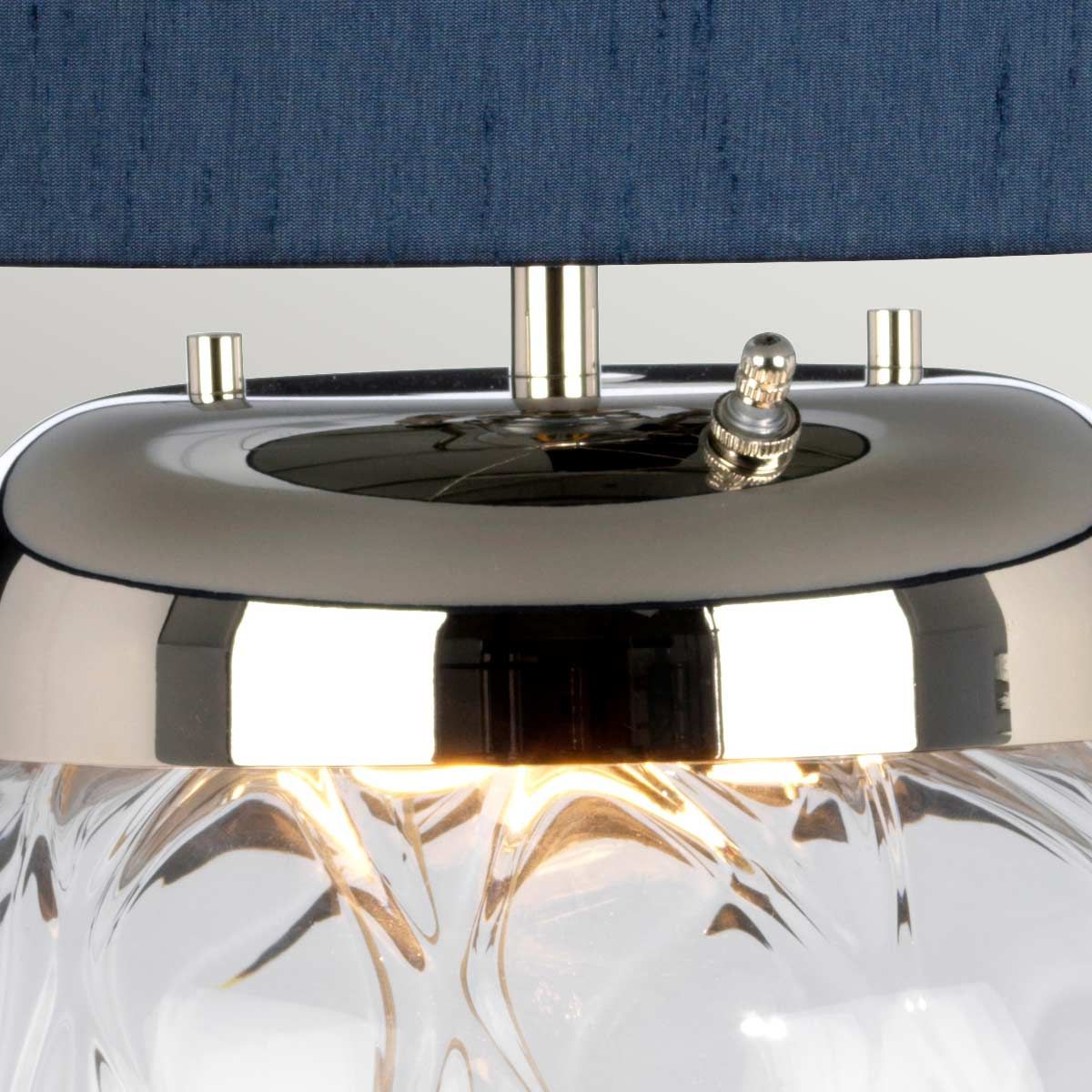 Quintiesse Sola 2 Light Table Lamp - Breton Shade