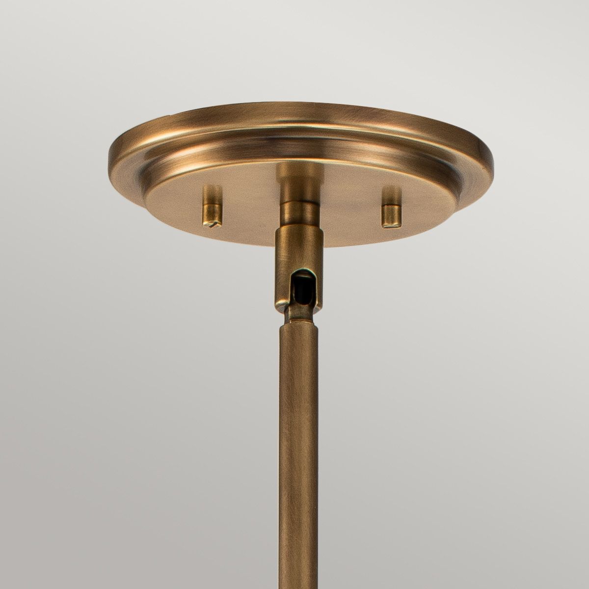 Quintiesse Somerset Single Medium Pendant - Opal - Heritage Brass