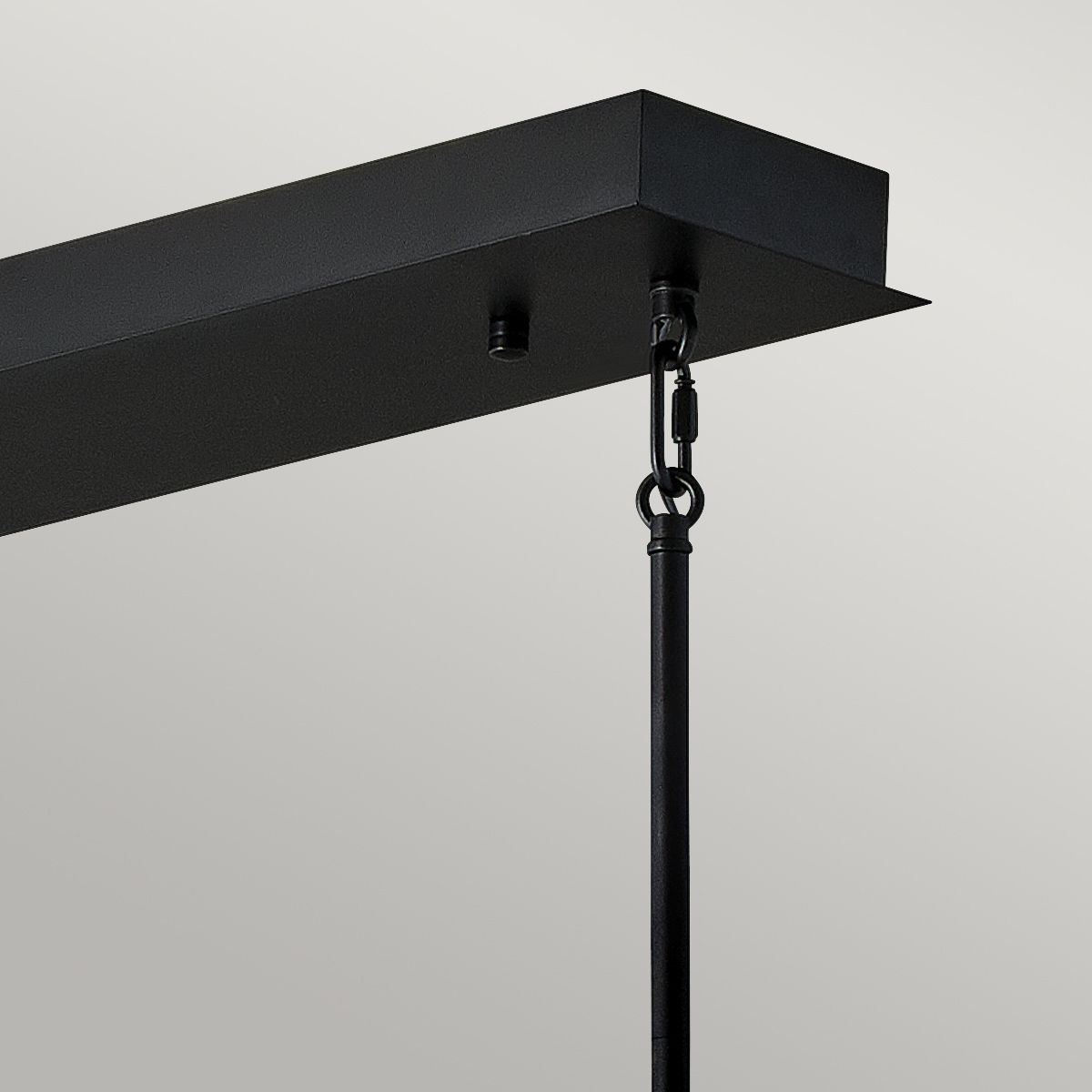 Quintiesse Styx LED Island Pendant - Black & Gilded Gold