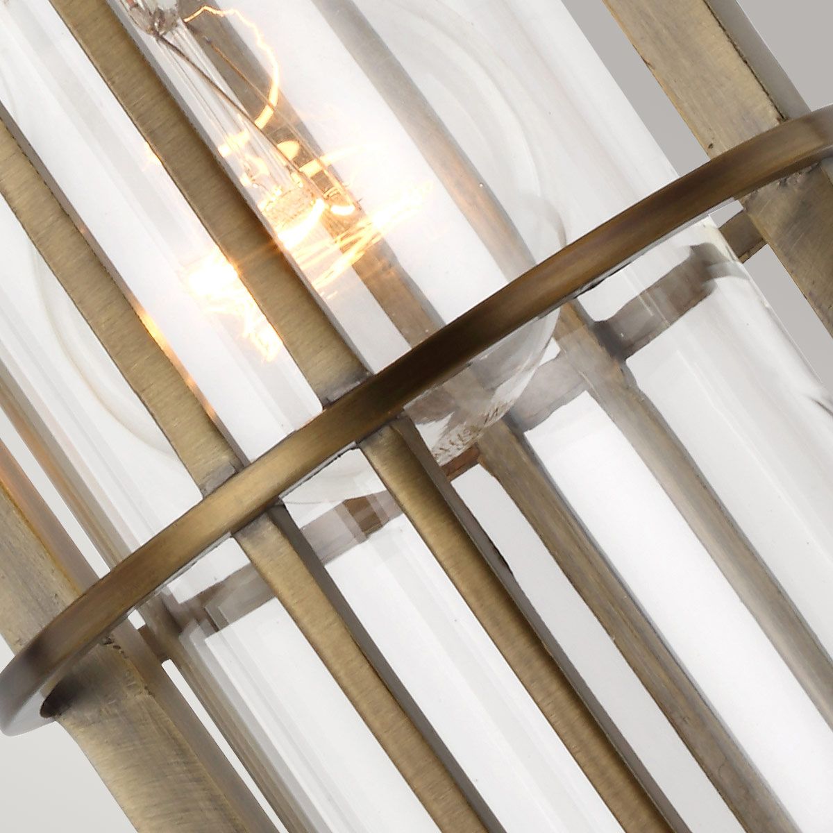 Quintiesse Urban Restoration Single Bathroom Pendant - Dark Antique Brass