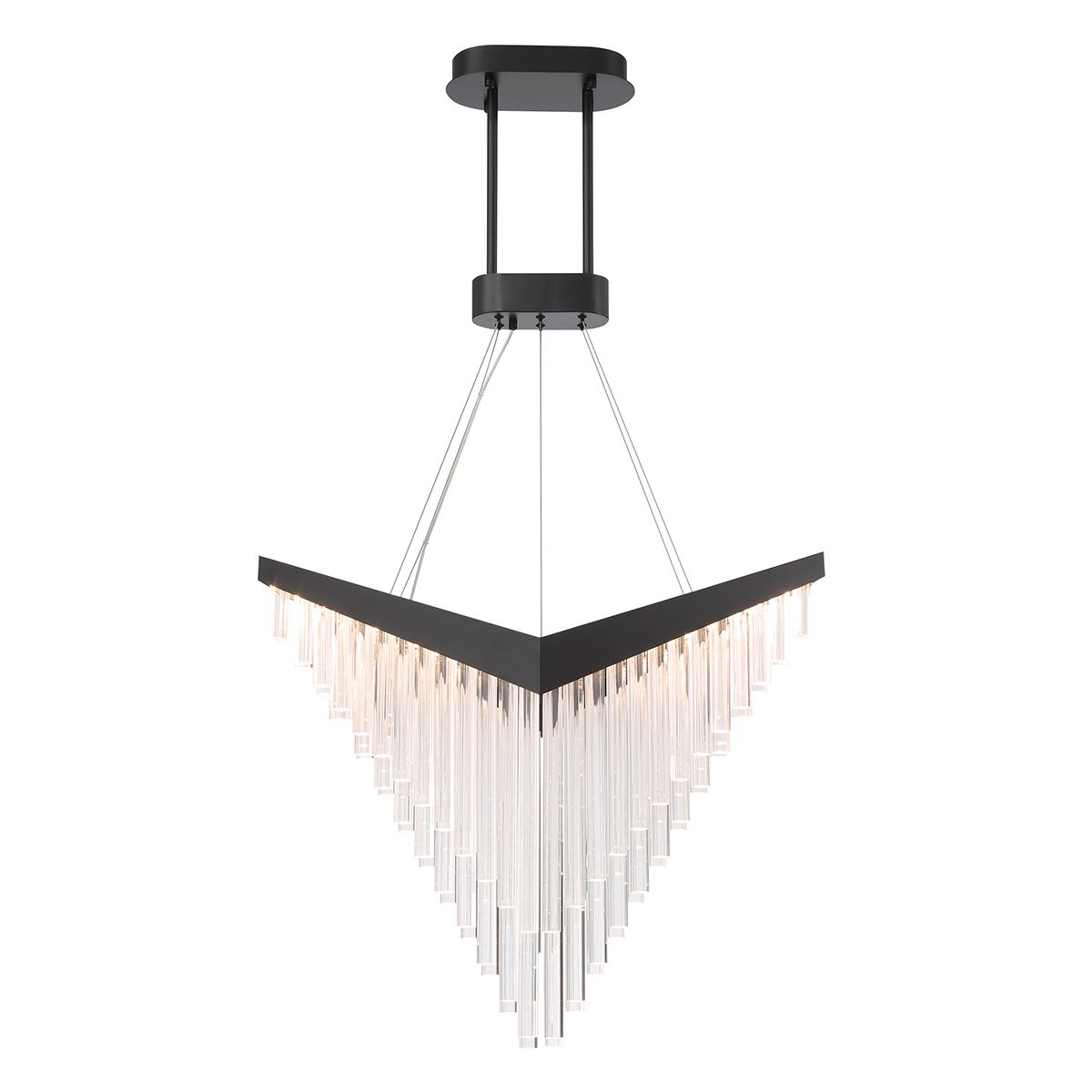 Quintiesse Vivien Chandelier - Matte Black
