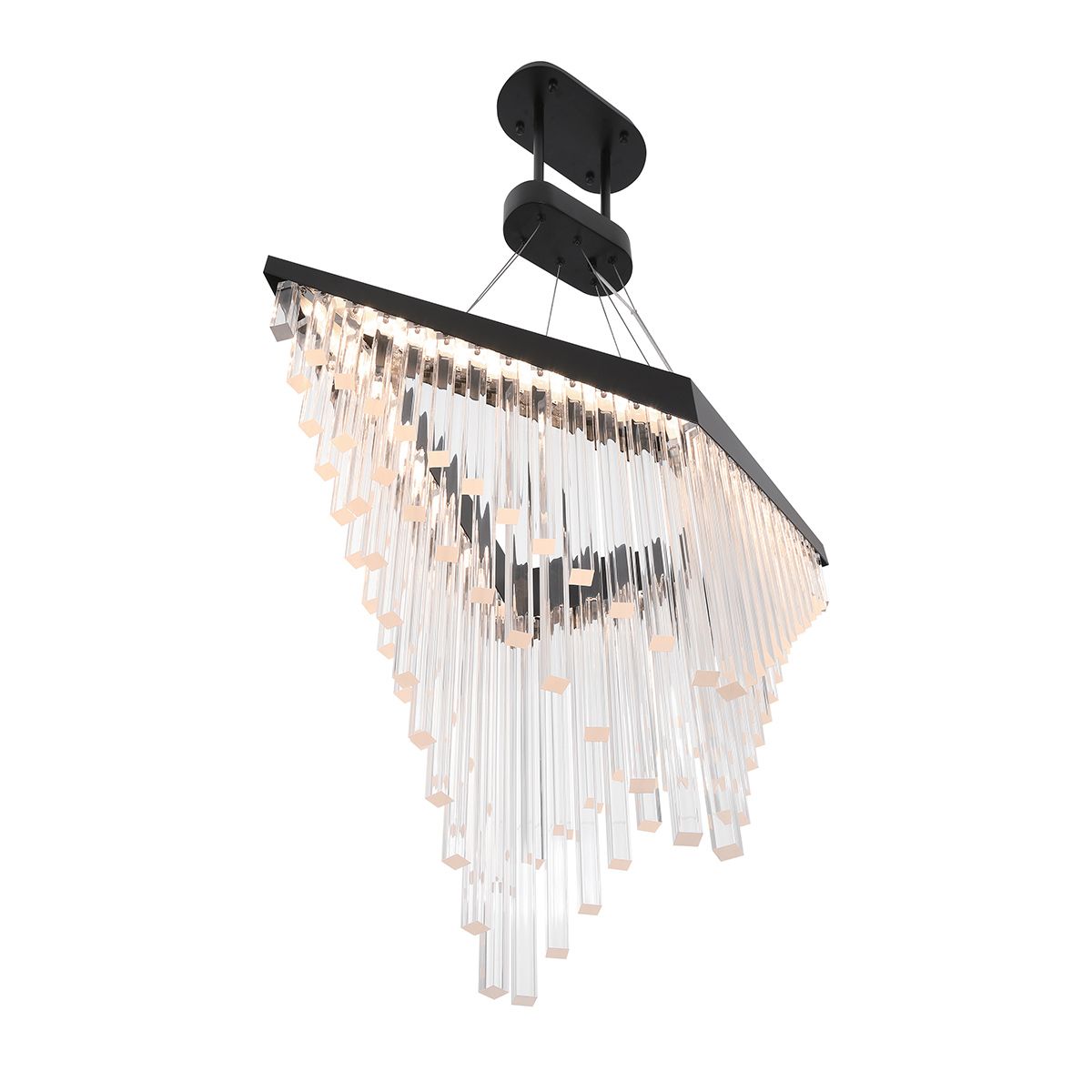 Quintiesse Vivien Chandelier - Matte Black