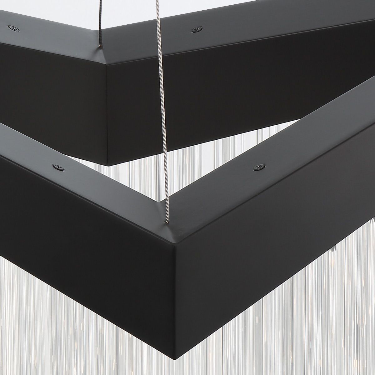 Quintiesse Vivien Chandelier - Matte Black