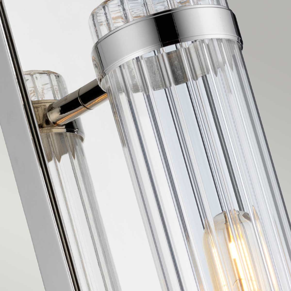 Quintiesse Wellington Single Bathroom Wall Light - Polished Chrome