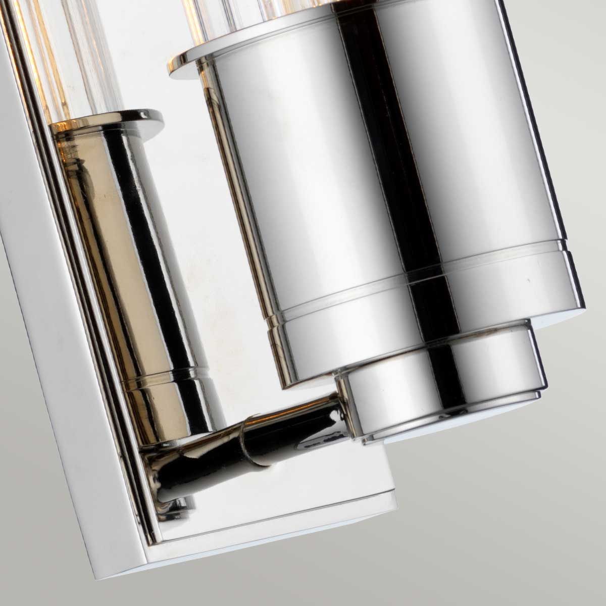 Quintiesse Wellington Single Bathroom Wall Light - Polished Chrome