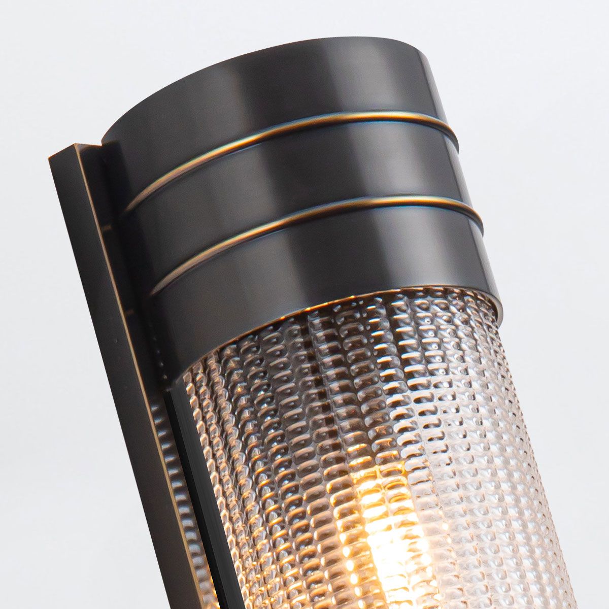 Quintiesse Willard 2 Light Linear Wall Light - Urban Bronze