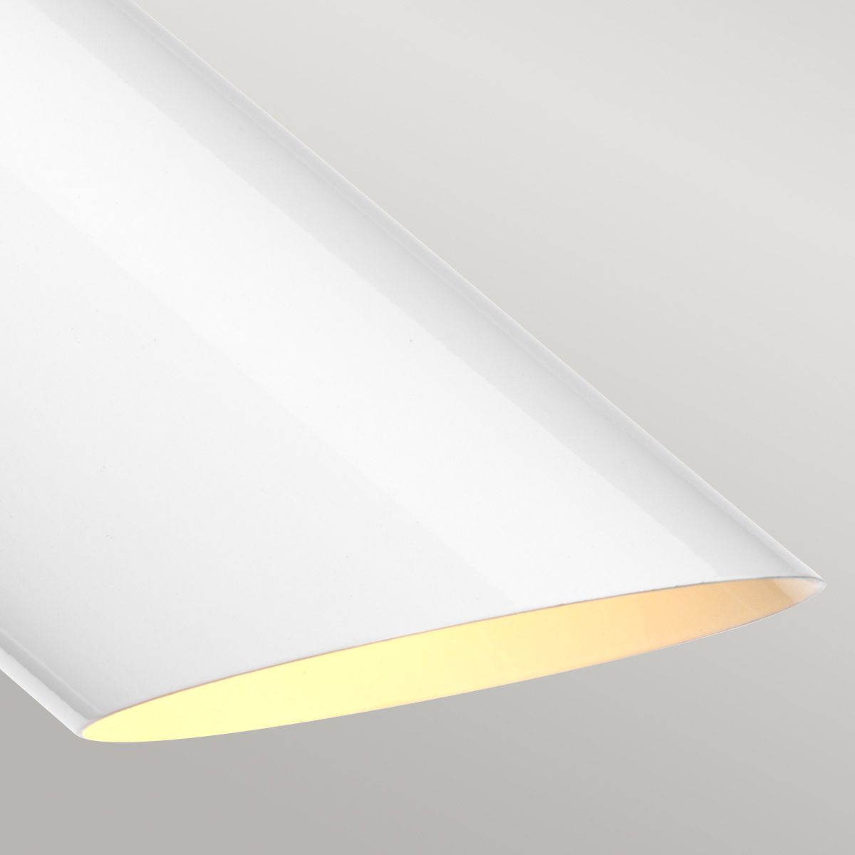 Elstead Quinto Single Table Lamp - White & Aged Brass