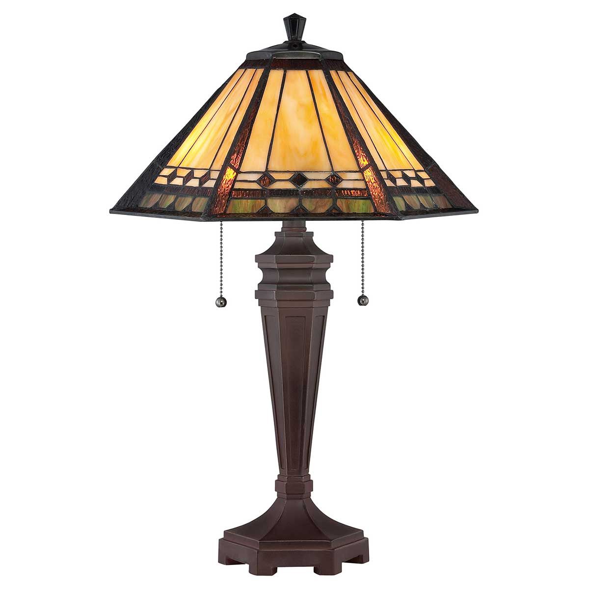 Quoizel Arden 2 Light Desk Lamp - Bronze Patina