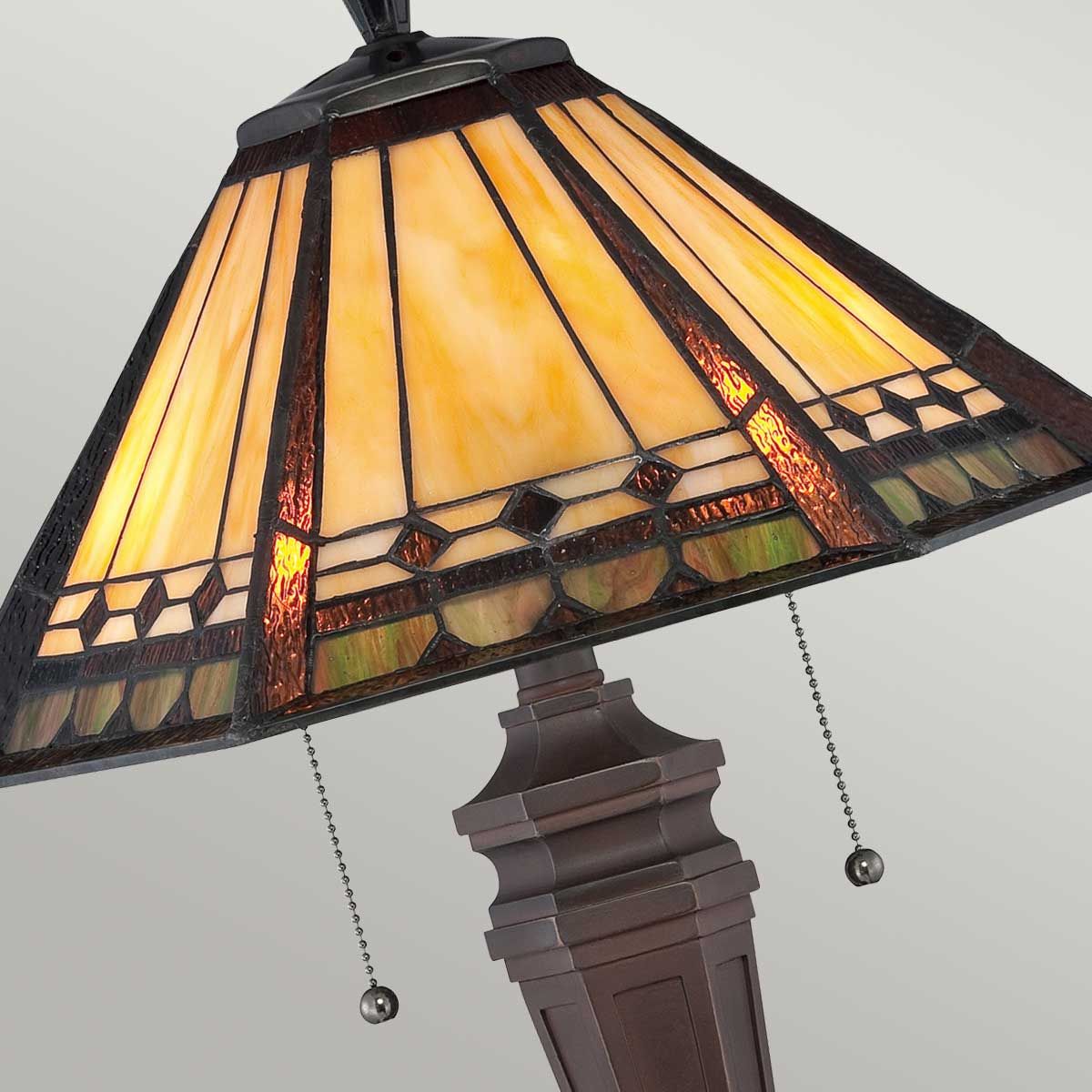Quoizel Arden 2 Light Desk Lamp - Bronze Patina