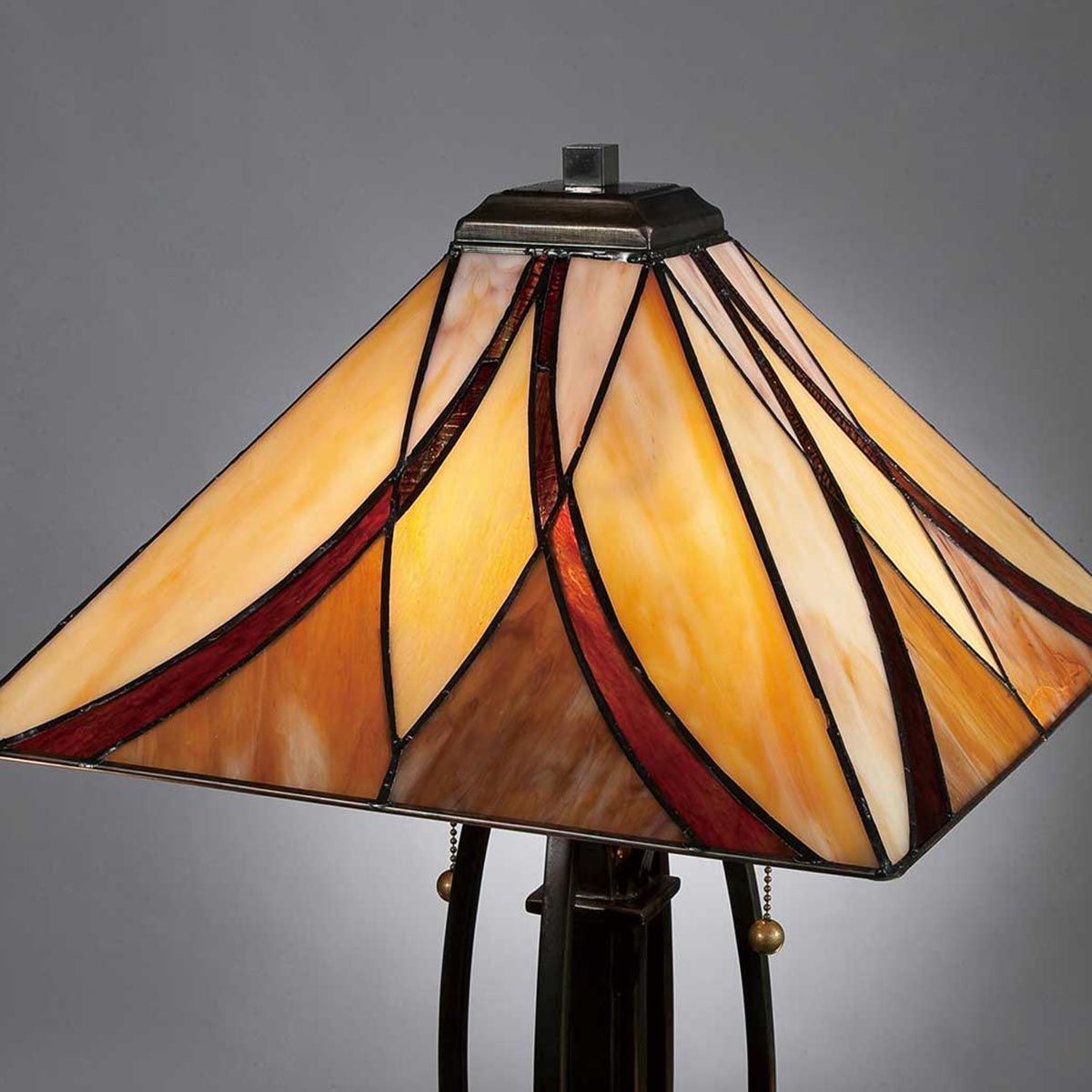 Quoizel Asheville 2 Light Table Lamp - Valiant Bronze