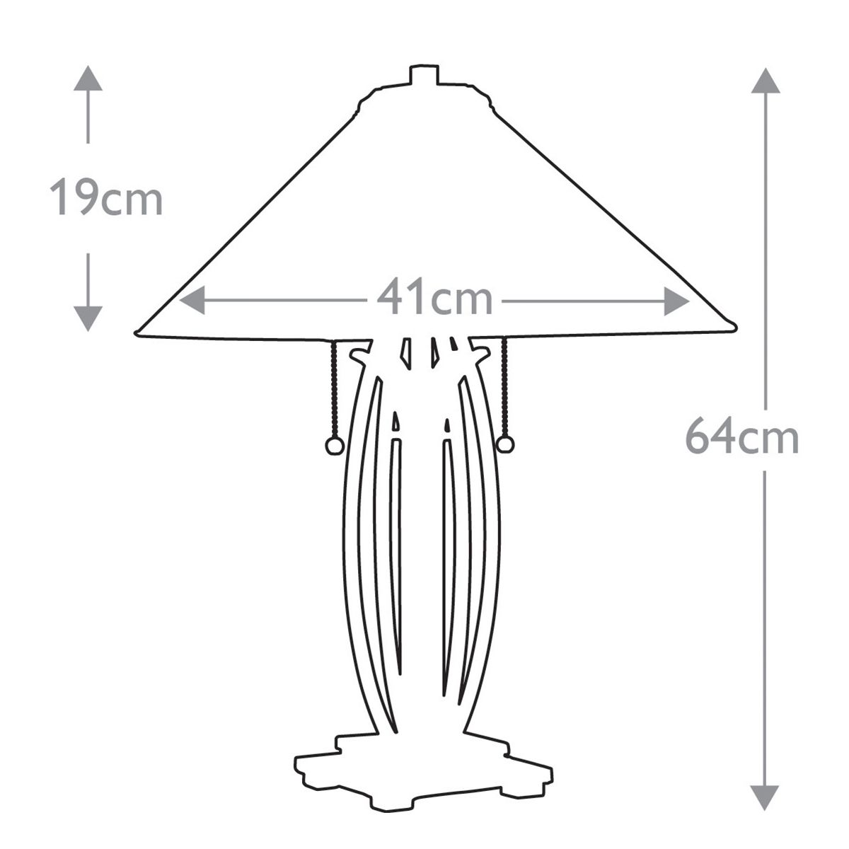 Quoizel Asheville 2 Light Table Lamp - Valiant Bronze