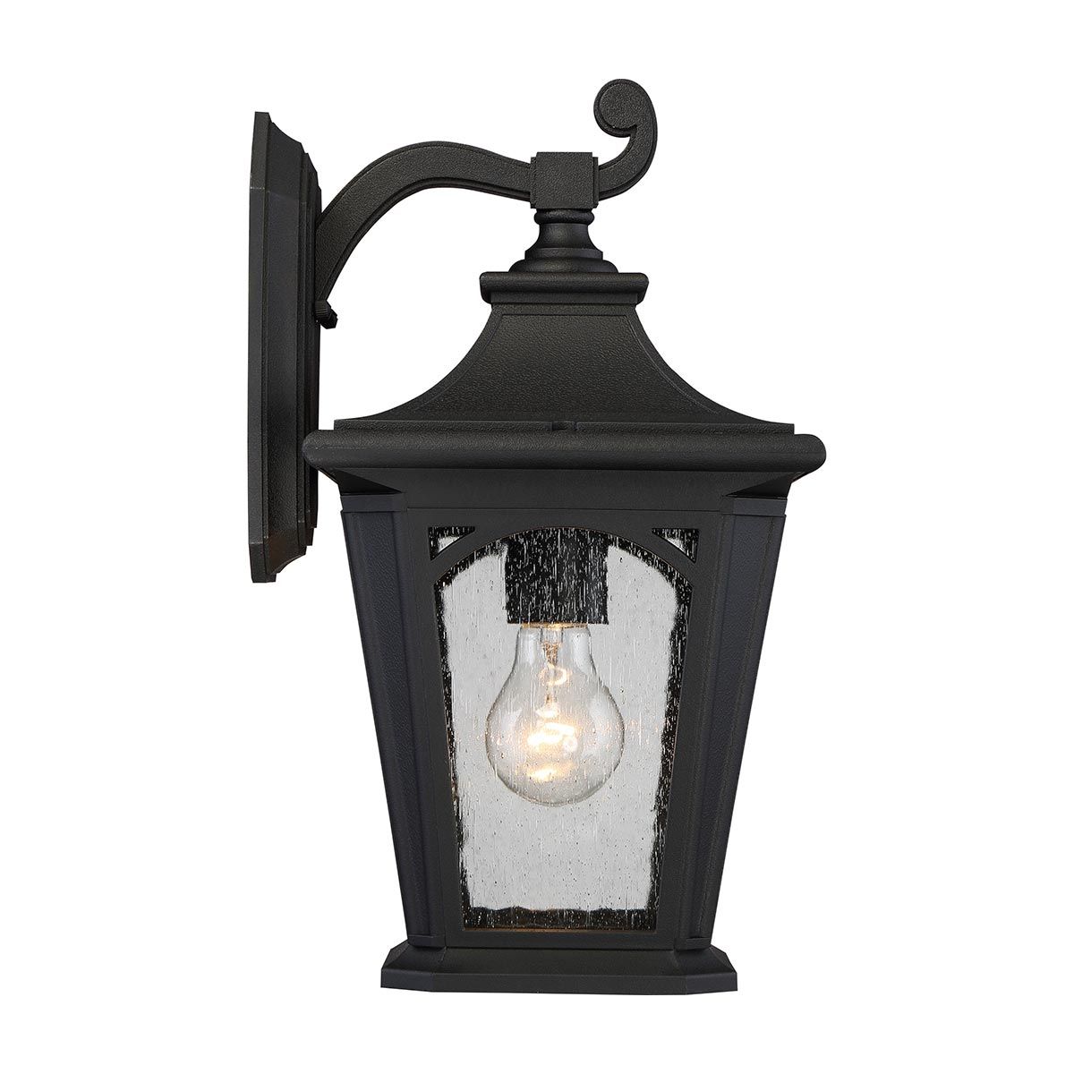 Quoizel Bedford Single Medium Wall Lantern - Mystic Black