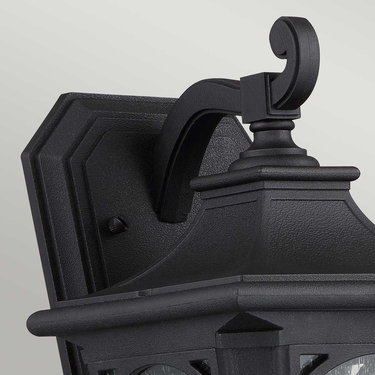 Quoizel Bedford Single Small Wall Lantern - Mystic Black