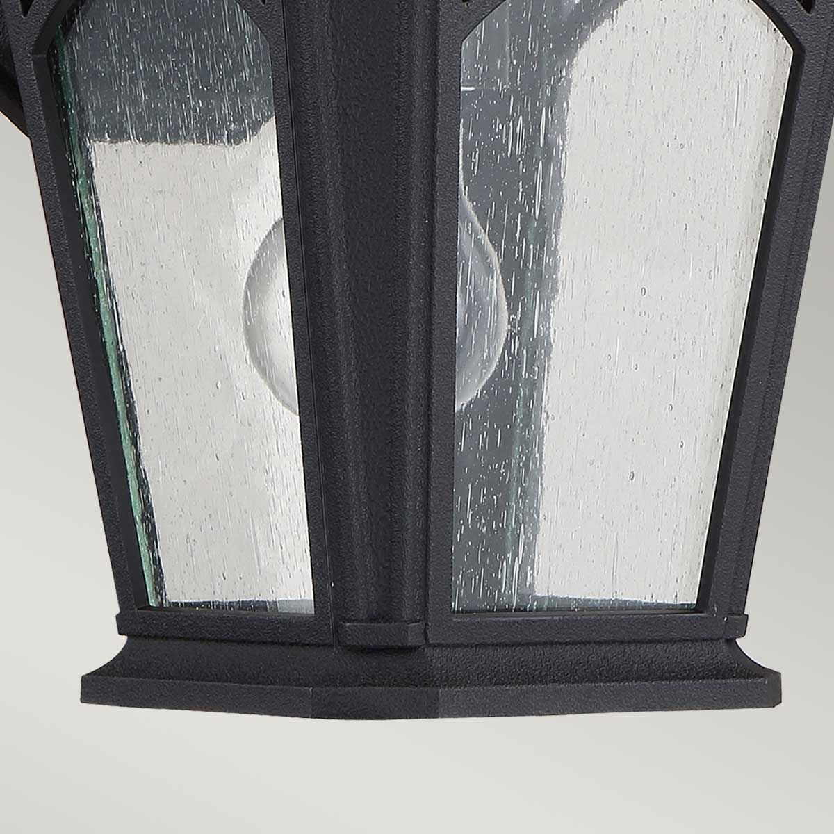Quoizel Bedford Single Small Wall Lantern - Mystic Black