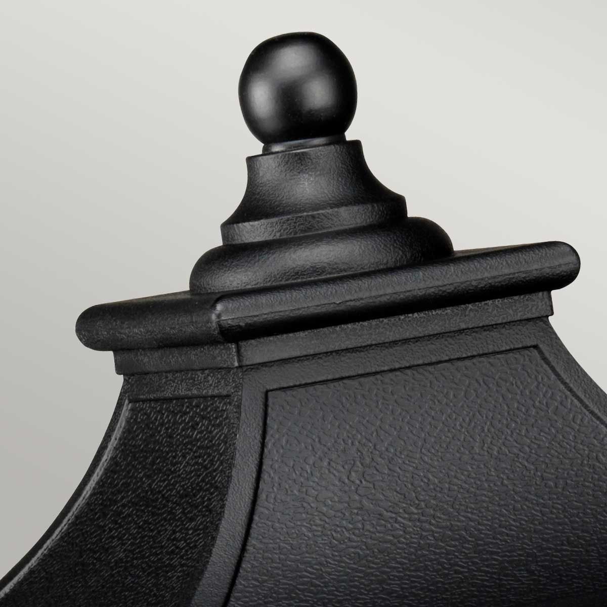 Quoizel Bedford Single Medium Pedestal Lantern - Mystic Black