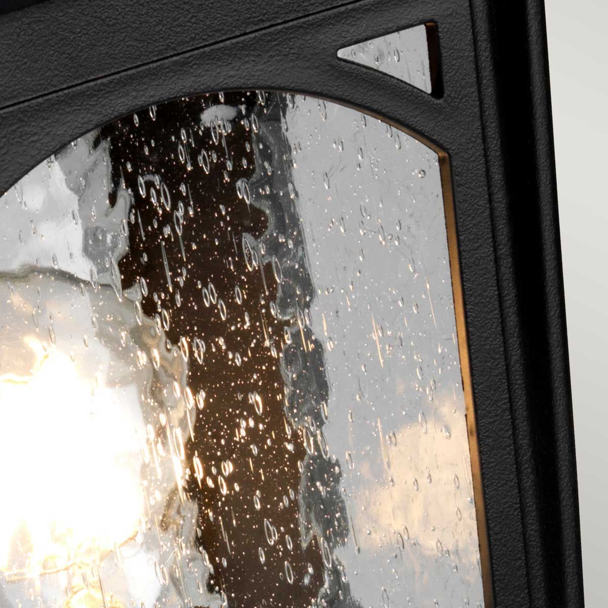 Quoizel Bedford Single Medium Pedestal Lantern - Mystic Black