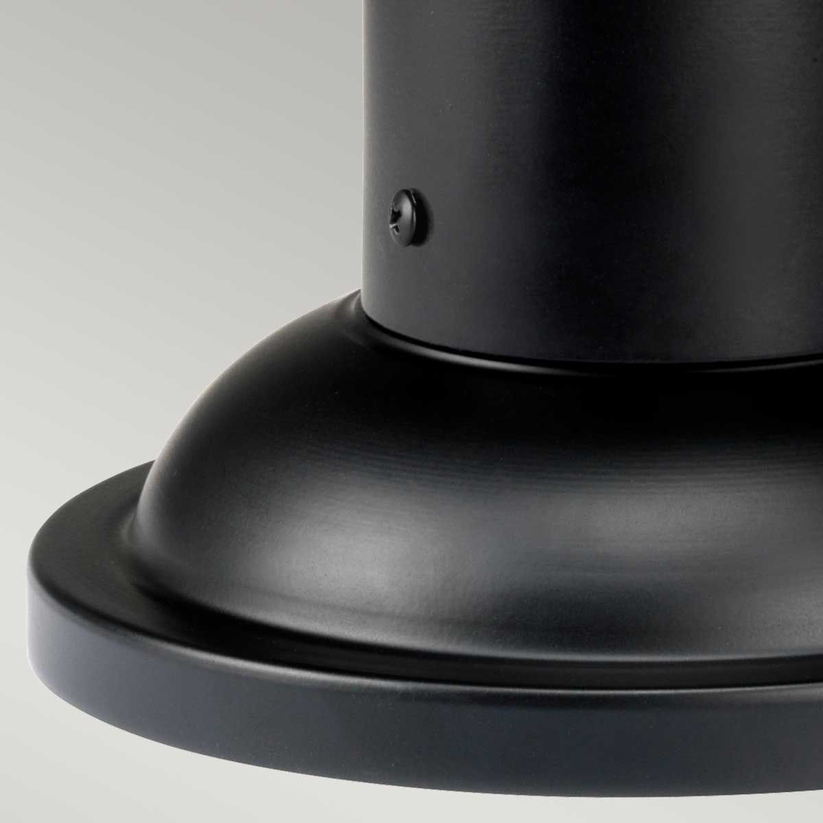 Quoizel Bedford Single Medium Pedestal Lantern - Mystic Black