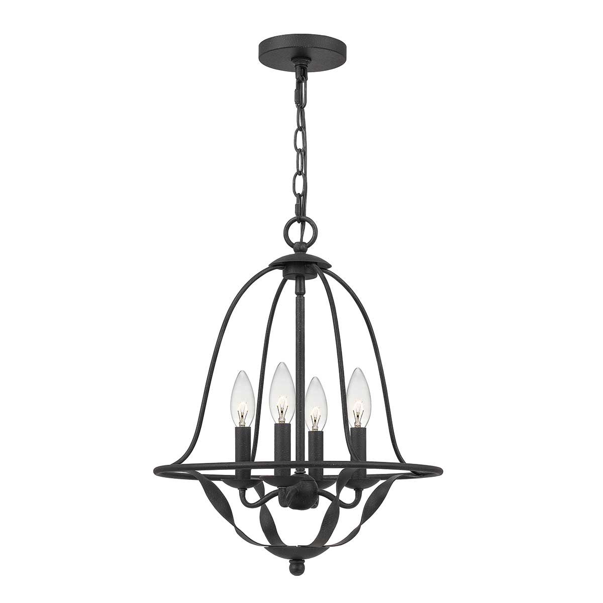 Quoizel Bradbury 4 Light Pendantt - Grey Ash