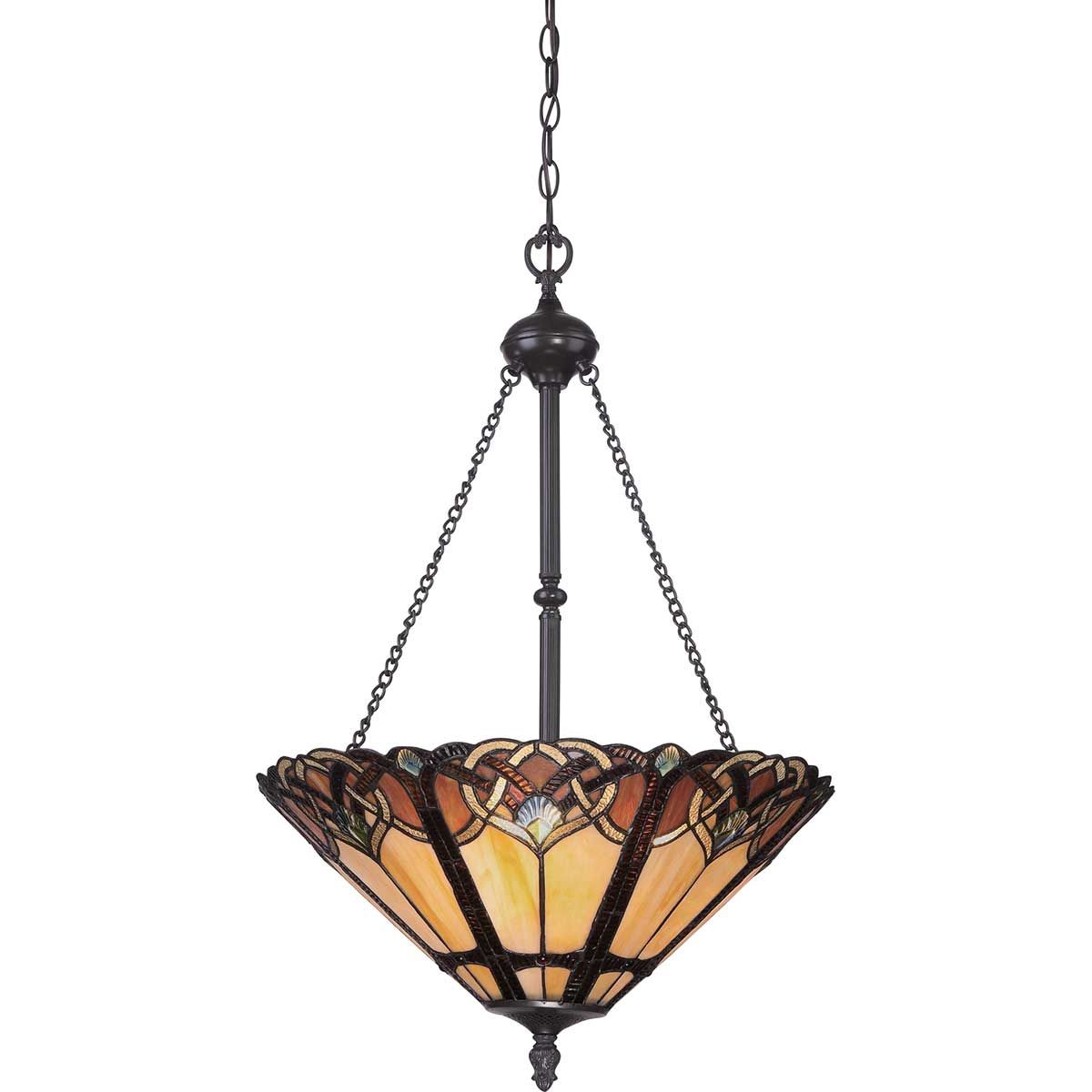 Quoizel Cambridge 3 Light Pendant - Vintage Bronze
