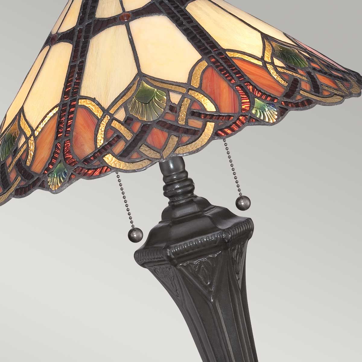 Quoizel Cambridge 2 Light Table Lamp - Vintage Bronze