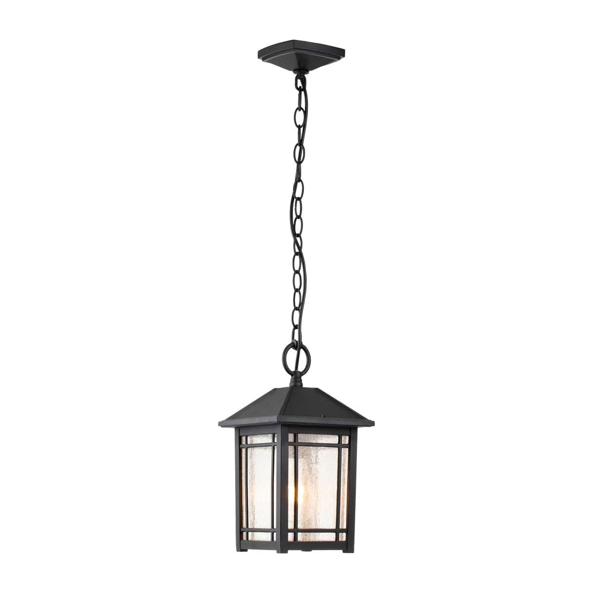 Quoizel Cedar Point Single Chain Lantern - Black