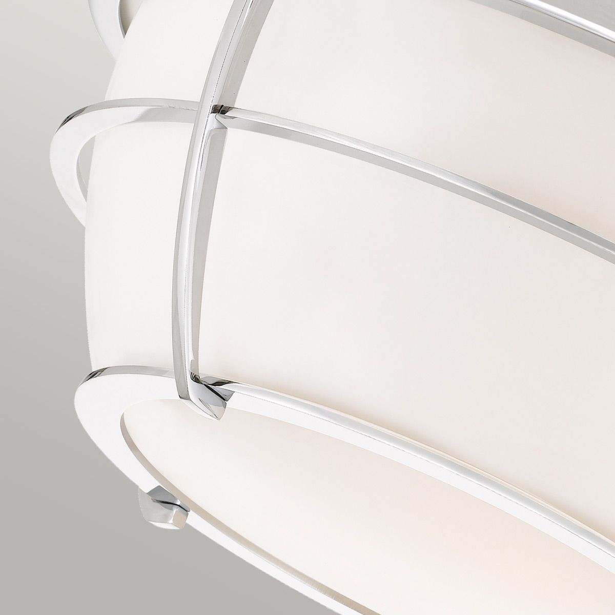 Quoizel Chance 2 Light Bathroom Flush Fitting - Polished Chrome