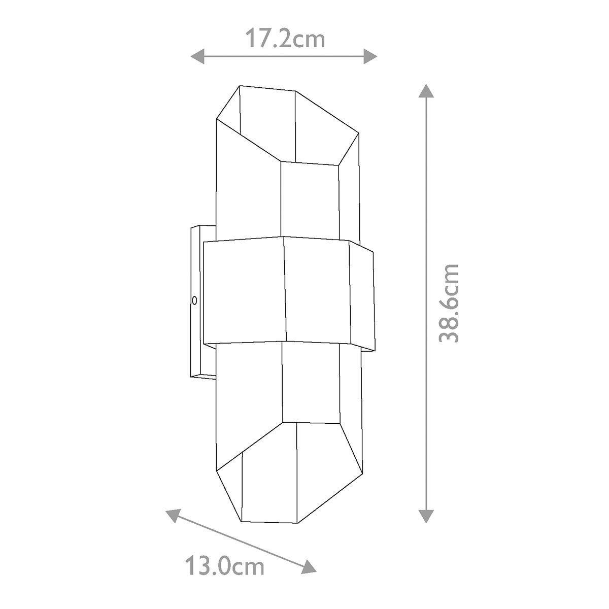 Quoizel Chasm LED Wall Lantern - Medium - Matte Black