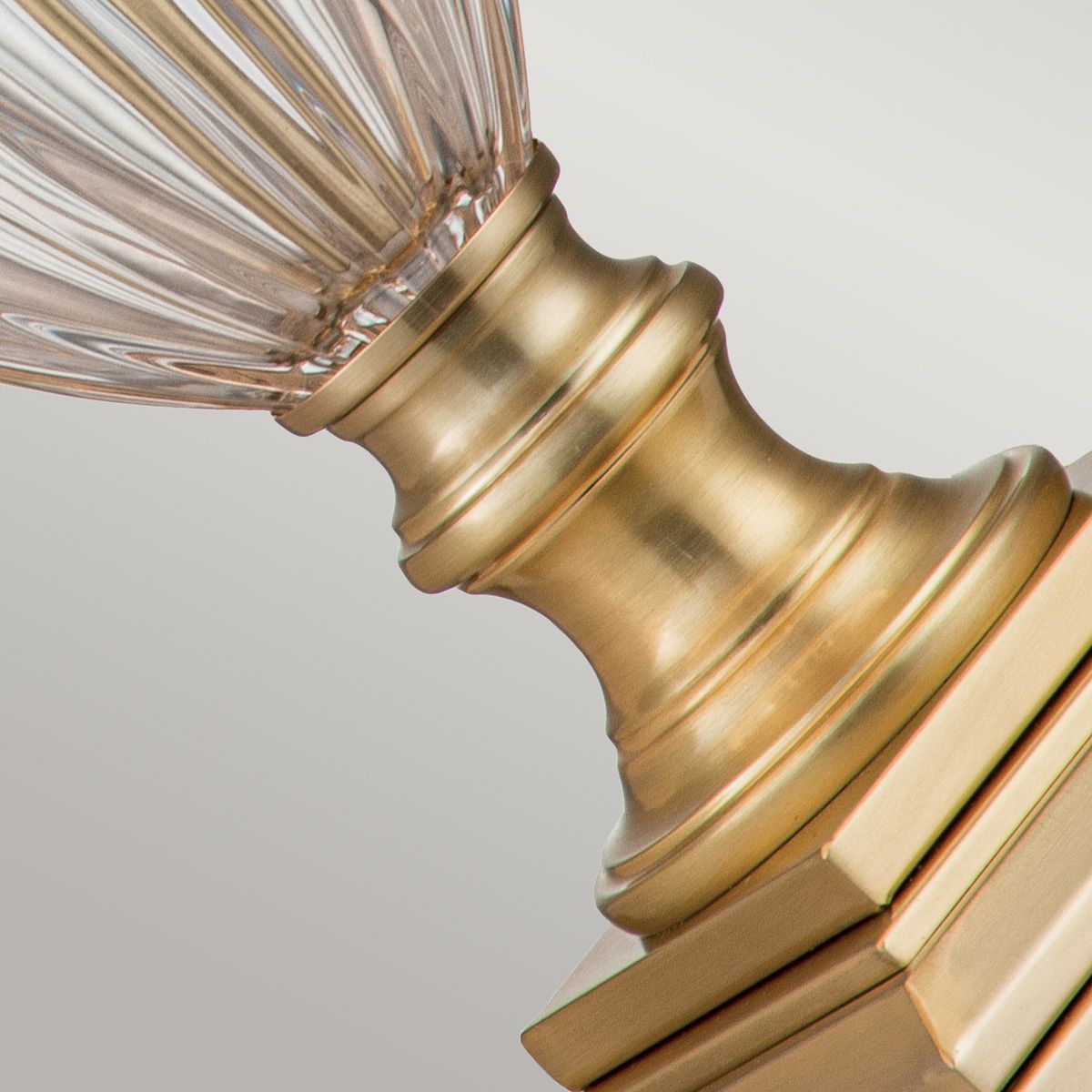 Quoizel Dennison Single Table Lamp - Brushed Brass